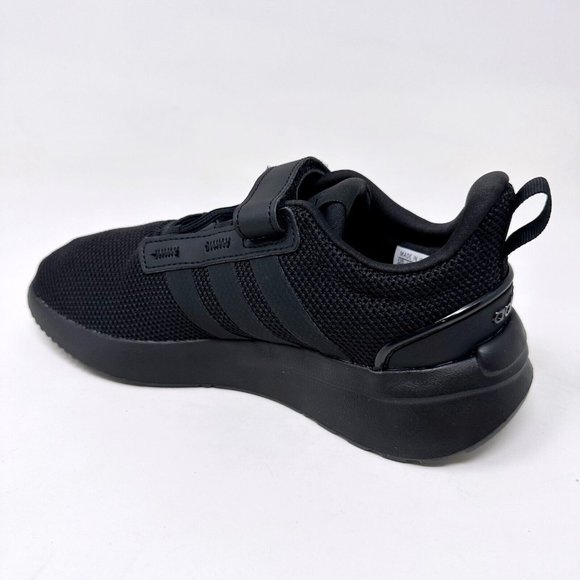 Adidas Racer TR21 C Triple Black Kids Youth Running Trainers GZ9128 - Picture 3 of 6